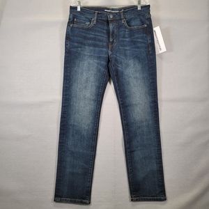 Amazon Essentials Slim Mince Denim Jeans Dark Blue Size 34x31 New